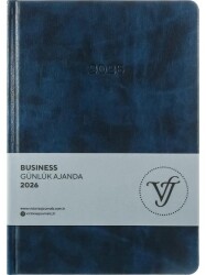 Victoria Journals 226 2373 Busıness Günlük Ajanda 2026 17X24Cm 416 Sayfa 80 Gr Lacivert - Victoria Journals