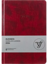Victoria Journals 226 2375 Busıness Günlük Ajanda 2026 17X24Cm 416 Sayfa 80 Gr Bordo - 1