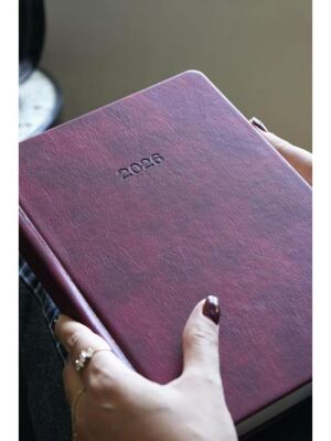 Victoria Journals 226 2375 Busıness Günlük Ajanda 2026 17X24Cm 416 Sayfa 80 Gr Bordo - 2