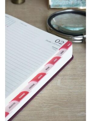 Victoria Journals 226 2375 Busıness Günlük Ajanda 2026 17X24Cm 416 Sayfa 80 Gr Bordo - 3