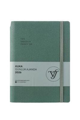 Victoria Journals 226 2401 Kuka Günlük Ajanda 2026 A5 14X20 5Cm 80 Gr 416 Sayfa Esnek Kapak - 1