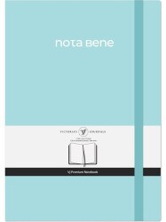 Victoria Journals Premium Sert Kapak Defter A4 100Gr 192Yaprak Çizgili Turkuaz - Victoria Journals