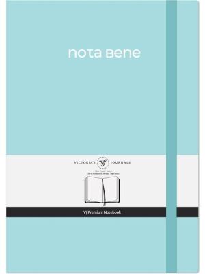 Victoria Journals Premium Sert Kapak Defter A4 100Gr 192Yaprak Çizgili Turkuaz - 1