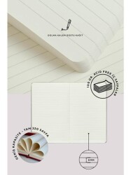 Victoria Journals Spiralli Sert Kapak Defter A4 100Gr 160Yaprak Çizgili Kırmızı - 4