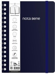 Victoria Journals Spiralli Sert Kapak Defter A4 100Gr 160Yaprak Çizgili Lacivert - 2