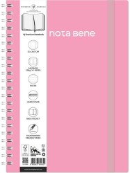 Victoria Journals Spiralli Sert Kapak Defter A4 100Gr 160Yaprak Çizgili Pembe - Victoria Journals