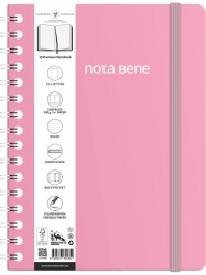 Victoria Journals Spiralli Sert Kapak Defter A4 100Gr 160Yaprak Çizgili Pembe - 2