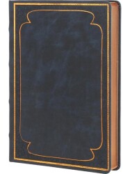 Victorias Journals 123-9107 Vintage Old Book Defter Düz 14X20 Cm 128 Sh Mat Lacivert - 2