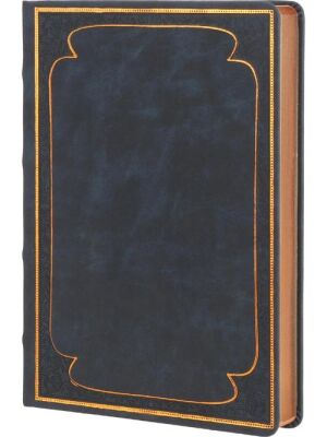 Victorias Journals 123-9107 Vintage Old Book Defter Düz 14X20 Cm 128 Sh Mat Lacivert - 2