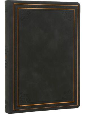 Victorias Journals 123-9108 Vintage Old Book Defter Düz 14X20 Cm 128 Sh Mat Siyah - 1