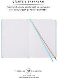 Victorias Journals 123-9109 Vintage Old Book Sketch 14X20 110 Gr A Mavi - 4