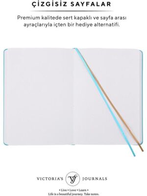 Victorias Journals 123-9109 Vintage Old Book Sketch 14X20 110 Gr A Mavi - 4