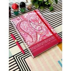 Victoria`S Journals 1230098 Sert Kapak Spiralli Defter Lastikli 20X28 Cm 90 Gr - 1
