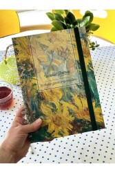 Victoria`S Journals 1230099 Sert Kapak Spiralli Defter Lastikli 20X28 Cm 90 Gr - 1