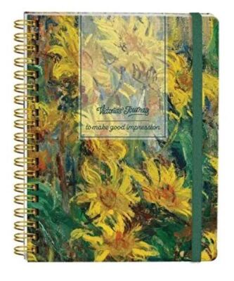 Victoria`S Journals 1230099 Sert Kapak Spiralli Defter Lastikli 20X28 Cm 90 Gr - 2