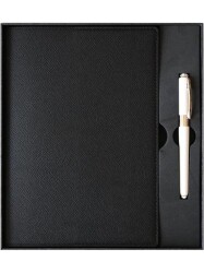 Victorias Journals 124-1062 Kutulu Yönetici Defteri 19X25 Cm 100 Gr. Ivory 96 Yp. + Monaco Kalemli - Victoria Journals