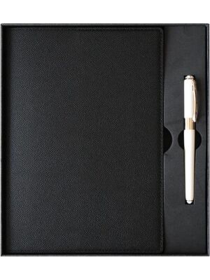 Victorias Journals 124-1062 Kutulu Yönetici Defteri 19X25 Cm 100 Gr. Ivory 96 Yp. + Monaco Kalemli - 1