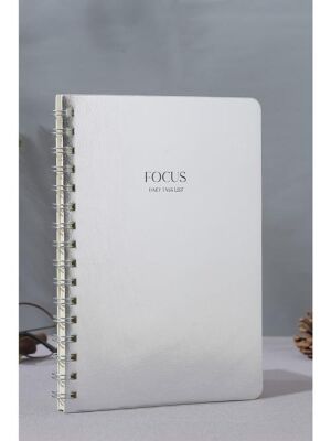 Victorias Journals 124-1619 Vegan Deri Esnek Kapaklı Planlayıcı A5 100 Gr 128 Sayfa Priority Platinu - 1