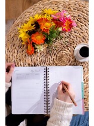 Victorias Journals 124-1862 Gizli Spiralli Ayraçlı Planlayıcı Defter 17X23 100 Gr Haftalık 112 Sf + - 3