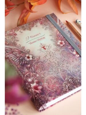 Victorias Journals 124-1865 Gizli Spiralli Ayraçlı Planlayıcı Defter 17X23 100 Gr Haftalık 112 Sf + - 1