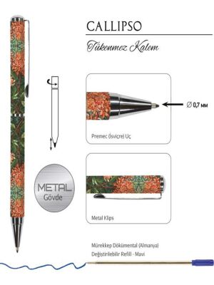 Victorias Journals Callıpso Tükenmez Kalem Kutulu C-8 - 2