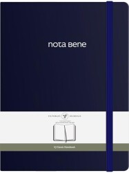 Victorias Journals Classic Sert Kapak Defter 19X25 70 Gr 320 Sayfa Çizgili Lacivert - Victoria Journals