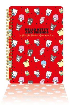 Victorias Journals Hello Kitty Sert Kap.spiralli Günlük 524-1891 - 3