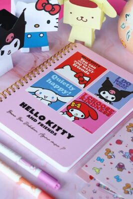 Victorias Journals Hello Kitty Sert Kap.spiralli Günlük 524-1892 - 1