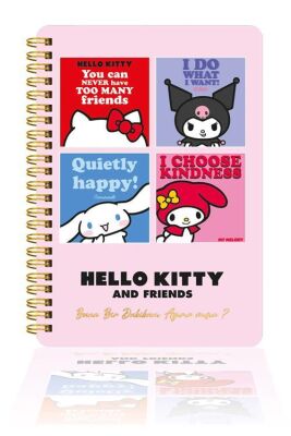 Victorias Journals Hello Kitty Sert Kap.spiralli Günlük 524-1892 - 2