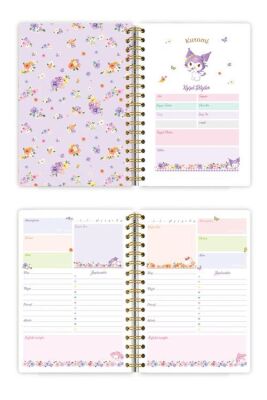 Victorias Journals Kuromi 14x20 Sert Kap.spiralli Günlük 524-1895 - 3