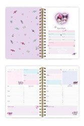 Victorias Journals Kuromi 14x20 Sert Kap.spiralli Günlük 524-1896 - 3