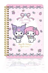 Victorias Journals Kuromi 14x20 Sert Kap.spiralli Günlük 524-1897 - 3