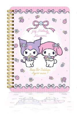 Victorias Journals Kuromi 14x20 Sert Kap.spiralli Günlük 524-1897 - 3