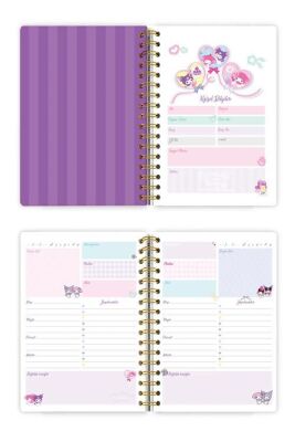 Victorias Journals Kuromi 14x20 Sert Kap.spiralli Günlük 524-1898 - 3