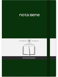 Victorias Journals Premium Sert Kapak Defter A5 100Gr 192 Sayfa Çizgili Kırmızı - Victoria Journals
