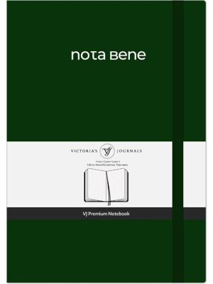 Victorias Journals Premium Sert Kapak Defter A5 100Gr 192 Sayfa Çizgili Kırmızı - 1