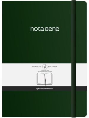 Victorias Journals Premium Sert Kapak Defter A5 100Gr 192 Sayfa Çizgili Kırmızı - 2