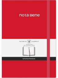 Victorias Journals Premium Sert Kapak Defter A5 100Gr 192 Sayfa Çizgili Yeşil - Victoria Journals