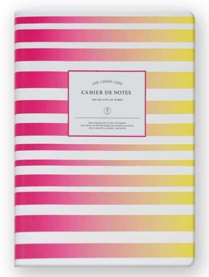 Keskin Color Victorias Journals Stripes Met Bloknot