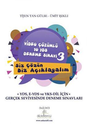 Ankara Dil Akademisi Video Çözümlü 10 YDS Deneme Sınavı - 3 - 1