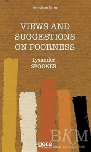 Views and Suggestions on Poorness - Gece Kitaplığı