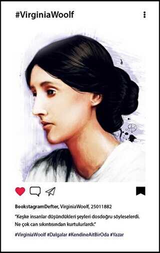 Virginia Woolf Bookstagram Defter - Aylak Adam Kültür Sanat Yayıncılık