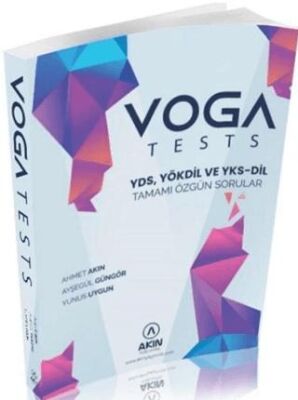 Akın Dil Eğitim Voga Tests YDS - YÖKDİL ve YKS-DİL Tamamı Özgün Sorular - 1