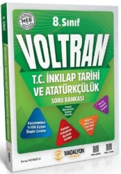 Voltran 8.Sınıf T.C İnkılap Tarihi ve Atatürkçülük Soru Bankası - Madalyon Yayınları