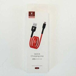 VONK KIRMIZI HIZLI ŞARJ ANDROİD KABLO - Vonk