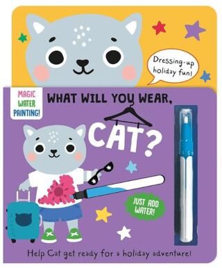 What Will You Wear - Cat-Magic Water Painting Book - 1