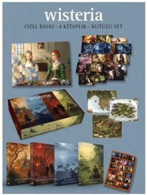 Wisteria Serisi Özel Kapak 4 Kitap Hediyeli Kutu - 1