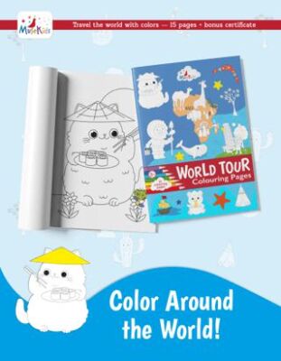 World Tour Colouring Book! - 1