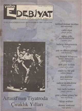 Yaba Edebiyat Dergisi Sayı: 10 - Yaba Dergisi Yayınları