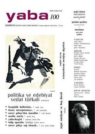 Yaba Edebiyat Dergisi Sayı: 100 Temmuz-Ağustos-Eylül 2016 - Yaba Dergisi Yayınları